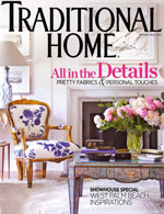 Suellen Gregory Interior Design in Traditional Home Magazine